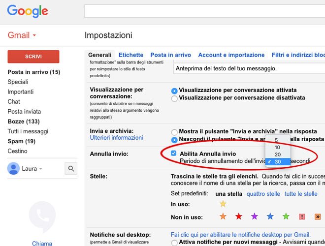 Gmail: come annullare una mail già inviata - PC Professionale