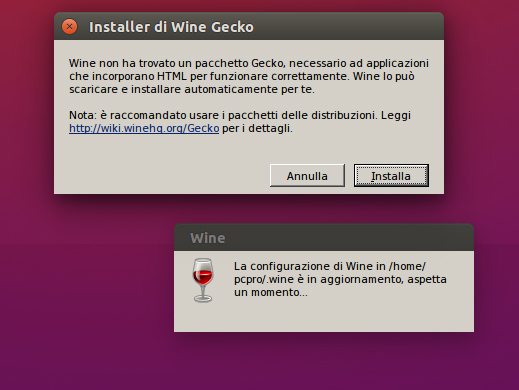 Al primo avvio, Wine installa per default un pacchetto che contiene Gecko, un browser Web embedded richiamabile dalle applicazioni che vogliono mostrare pagine Html all'interno delle loro finestre. 
