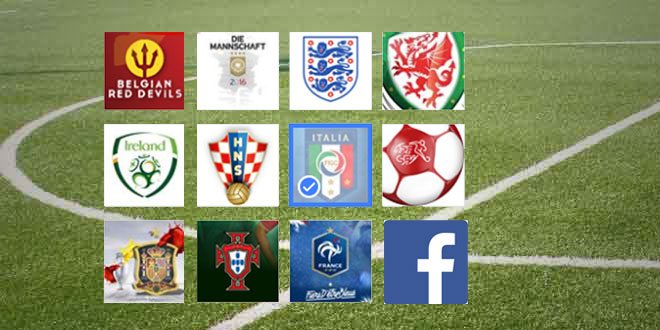 immagine del profilo Facebook per gli europei 2016