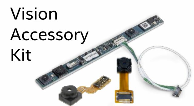 Il Vision Accessory Kit che potrÃ Â  essere acquistato come elemento opzionale da affiancare alla Aero Compute Board per fornire alla propria piattaforma un sistema di visione intelligente.