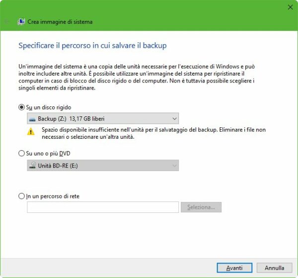 Come Creare Unimmagine Di Sistema In Windows 10 Pc Professionale