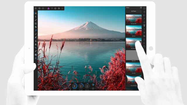 Affinity Photo su iPad con iOS