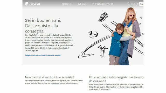 La protezione PayPal permette un rimborso (spese di spedizione comprese) se il pacco viene perso, il prodotto Ã¨ danneggiato o Ã¨ diverso da quello ordinato. Entro 180 gg dal pagamento bisogna aprire una contestazione, che va trasformata in reclamo entro 20 gg se il venditore non collabora.