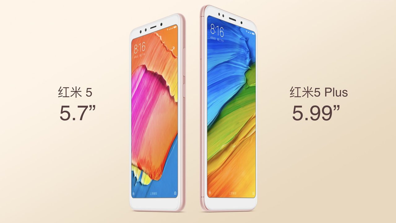 Xiaomi Redmi 5 e 5 Plus 