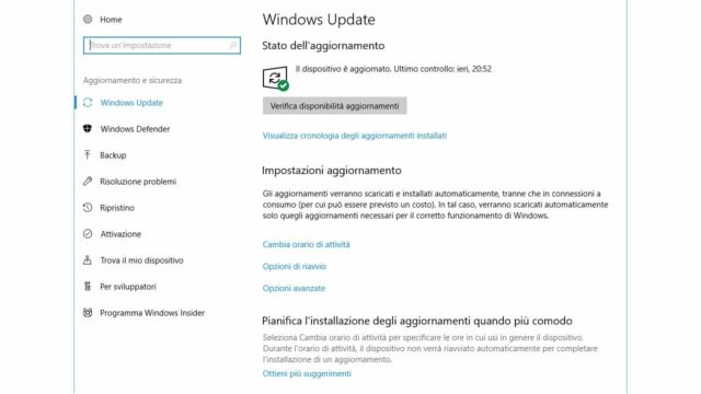 Come limitare la banda utilizzata da Windows Update - 1