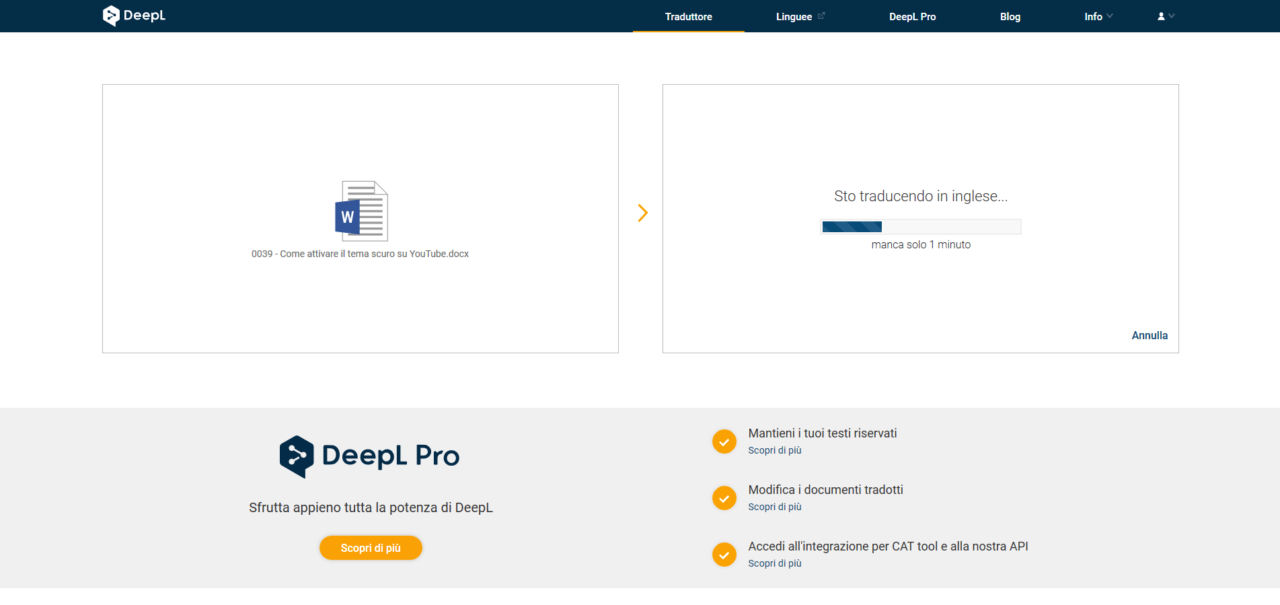 Come tradurre i documenti on-line con DeepL - PC Professionale