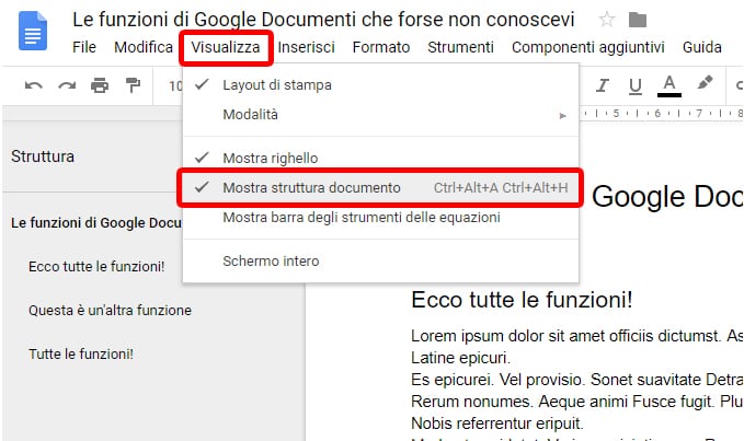 Le Funzioni Di Google Documenti Che Forse Non Sapevi Esistessero