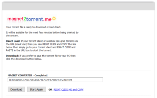 Magnet2Torrent - screenshot 3