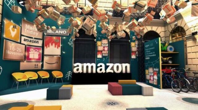 Pop-up store Amazon