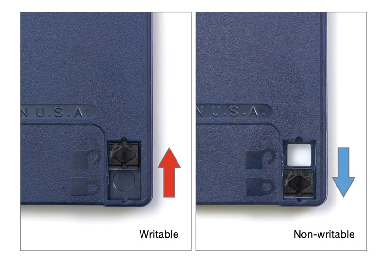 Floppy Disk, protezione dalla scrittura