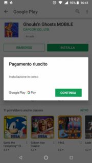 Google Play, acquisto con credito residuo 5