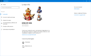 Immagini per gli Account di Windows 10 - schermata 1