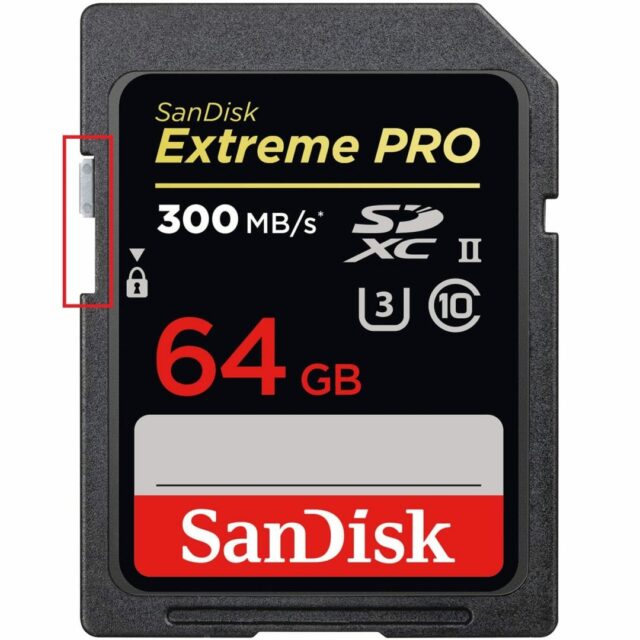 SD Card, protezione dalla scrittura