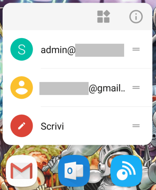Scorciatoie app su Android - screenshot 3
