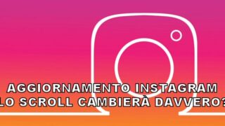 AGGIORNAMENTO INSTAGRAM