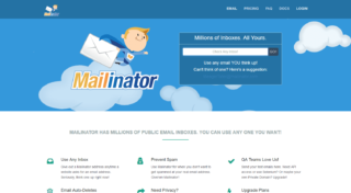 Mailinator - screenshot 1
