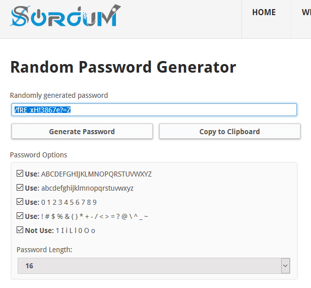 Random Password Generator - screenshot 1