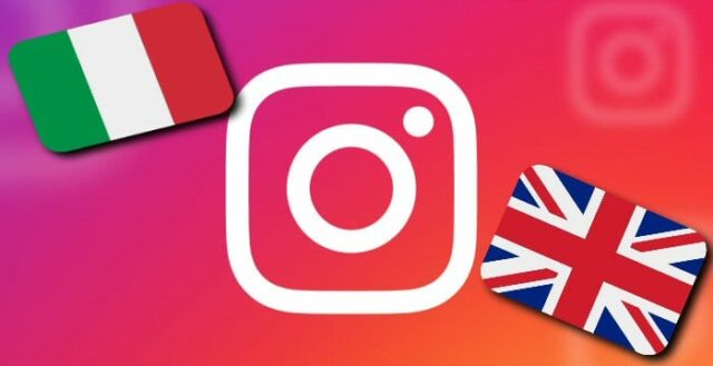 instagram in inglese