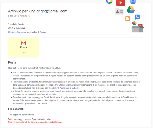 Backup Gmail - screenshot 6