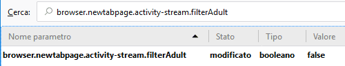 Filtro anti-porno di Firefox