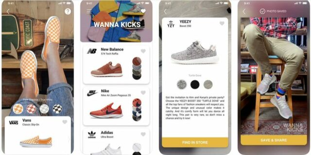 wanna kicks app scarpe