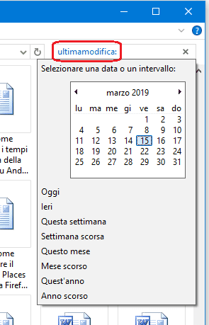 Windows, Esplora File, operatore "ultimamodifica:" - 1
