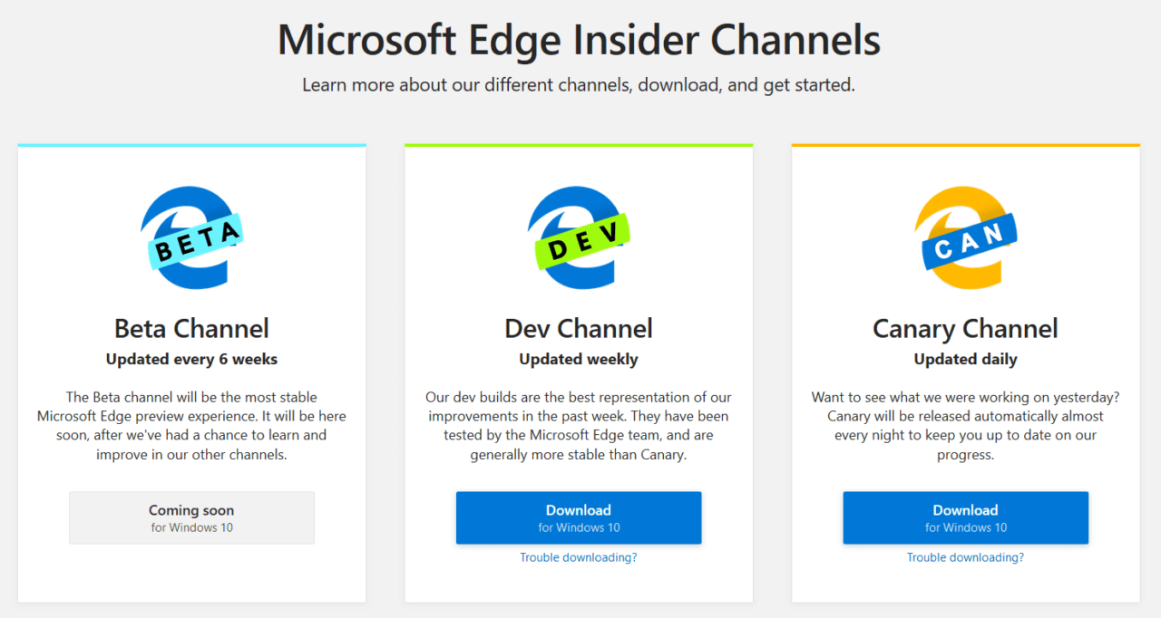 Microsoft Edge Channels