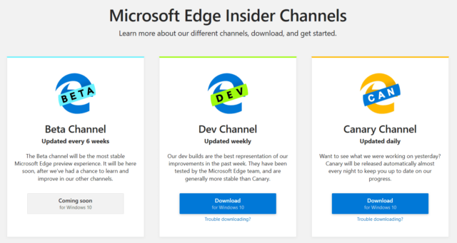 Microsoft Edge Channels