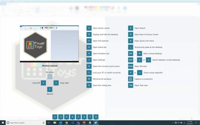 PowerToys - WindowsKeyShortcutGuide