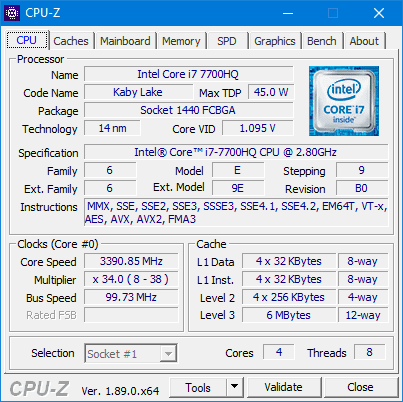 CPU-Z - 1