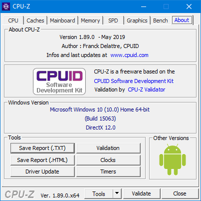 CPU-Z - 5