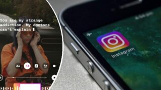 instagram adesivo musica testo karaoke