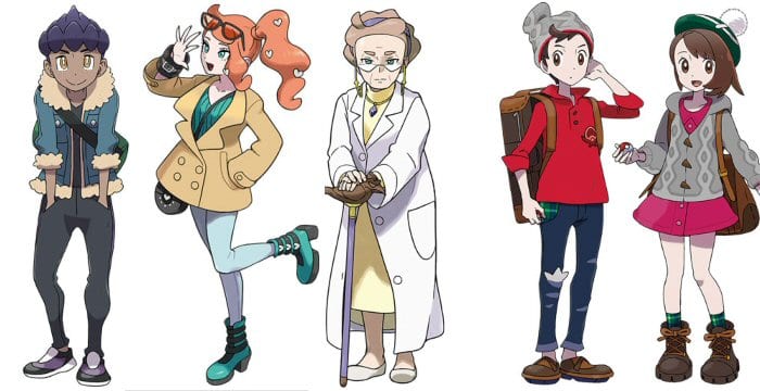 Quali sono i personaggi di Pokémon Spada e Scudo?