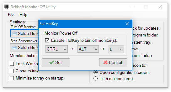 Monitor Off Utility - 2