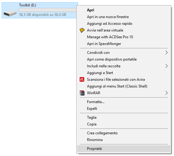 Protezione da Scrittura su Drive USB - 1