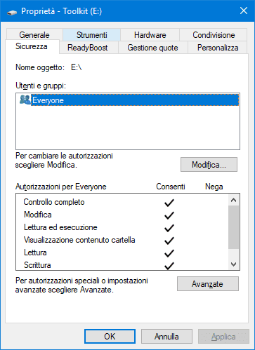 Protezione da Scrittura su Drive USB - 2