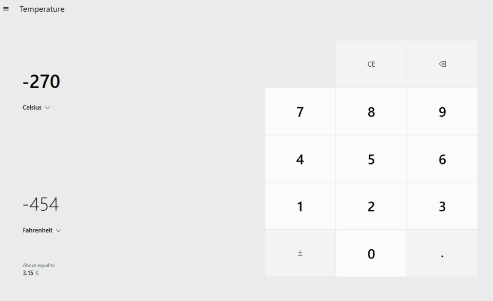 Uno Calculator, la Calcolatrice di Windows in versione 