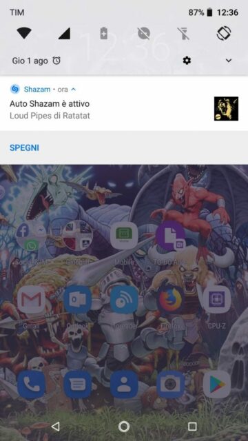 Shazam su Android - 4