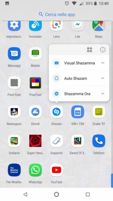 Shazam su Android - 5