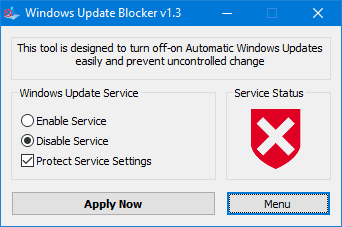 Windows Update Blocker 1.3 - 1