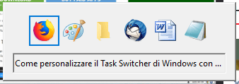 Task Switcher, Visualizzazione attivitÃ  di Windows XP su Windows 10