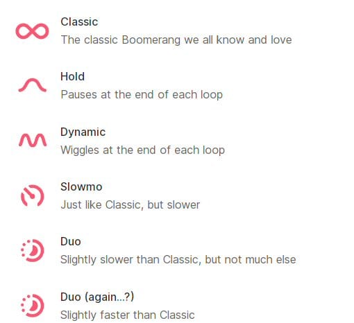 instagram aggiornamento boomerang