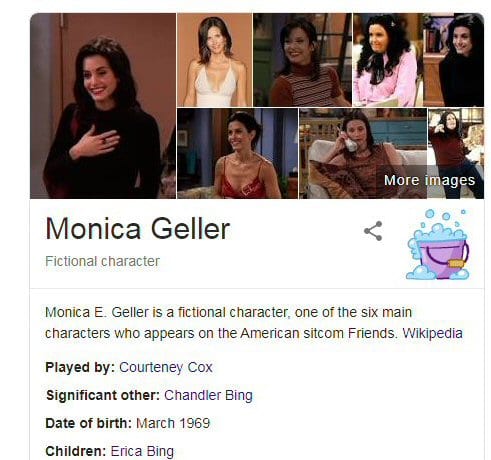 monica easter egg friends