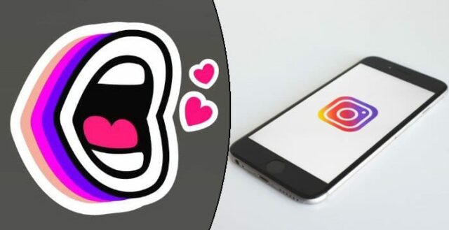 sticker bocca instagram