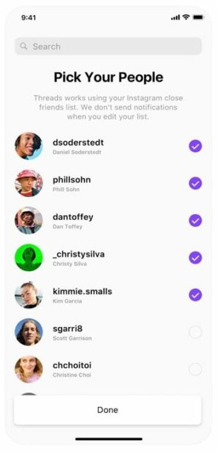 amici piÃ¹ stretti