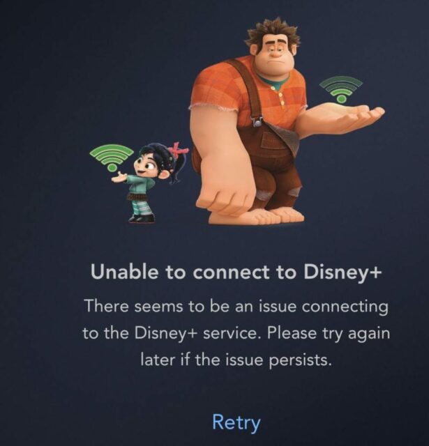 Disney+, errore di login