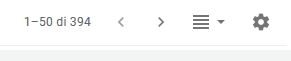Gmail, numero di messaggi caricati - 1