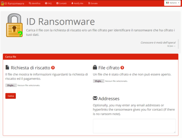 ID Ransomware