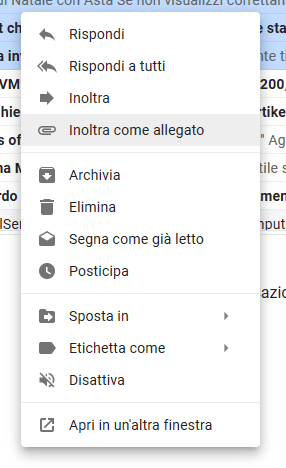 Gmail, inoltro e-mail - 1