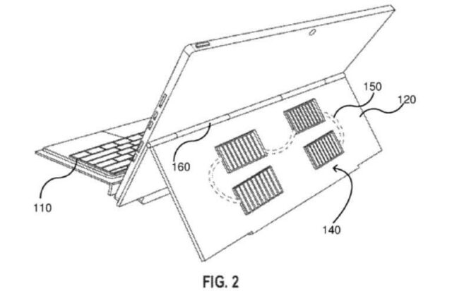 Surface Pro 8, brevetto Type Cover con pannelli solari
